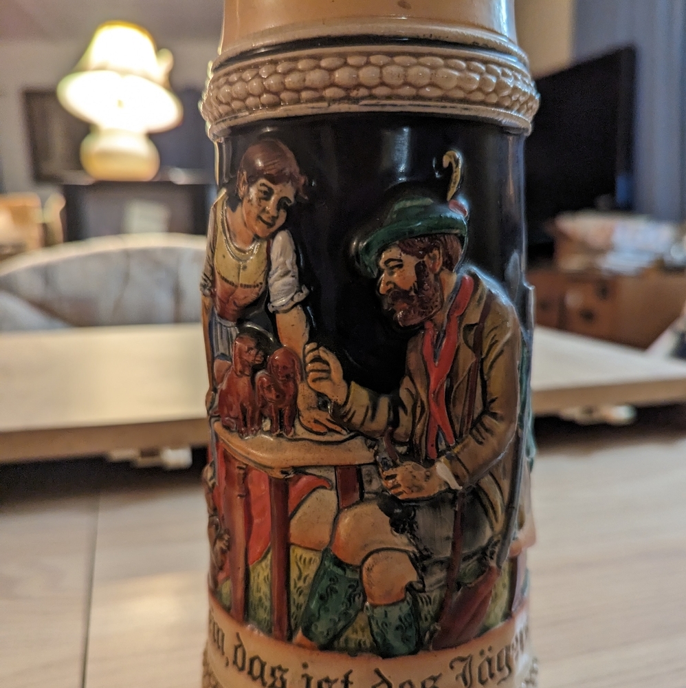 Vintage German Beer Drinking Stein
